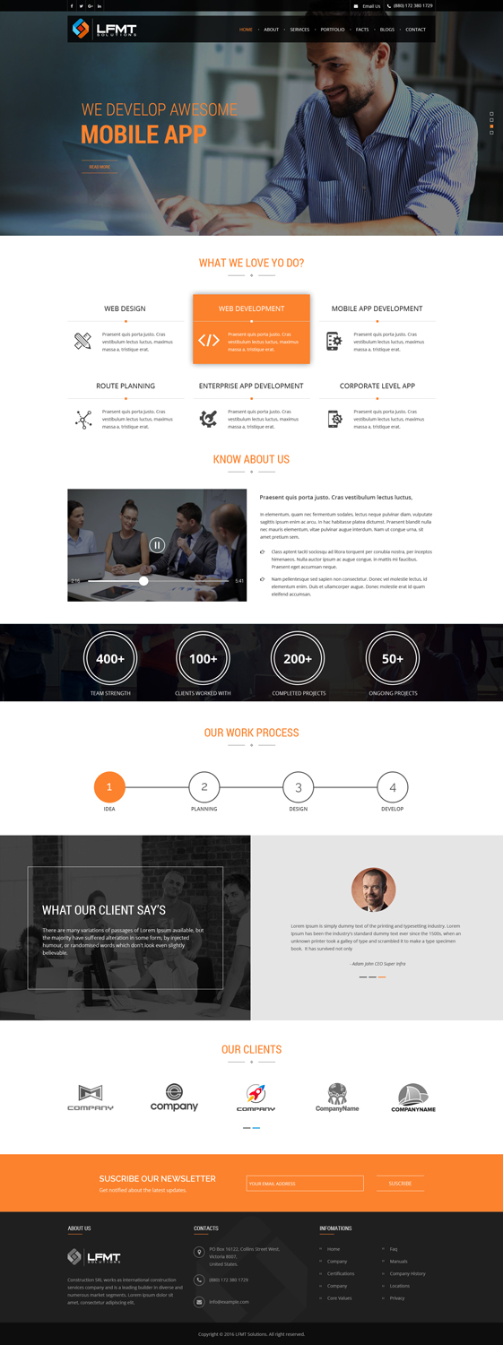 Diseño Web por Abhinav Katiyar para LFMT | Diseño #10964818