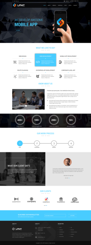 Web-Design von Abhinav Katiyar für LFMT | Design: #10964819