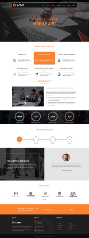 Web-Design von Abhinav Katiyar für LFMT | Design: #10964821