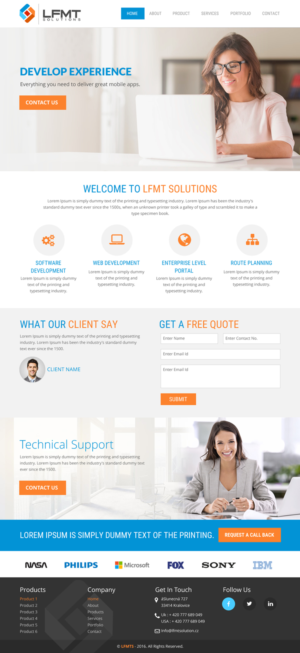 Web-Design von rightway für LFMT | Design: #10939340
