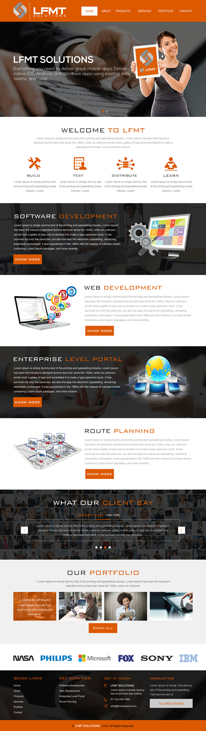 Web Design by rightway for LFMT | Design #10939342