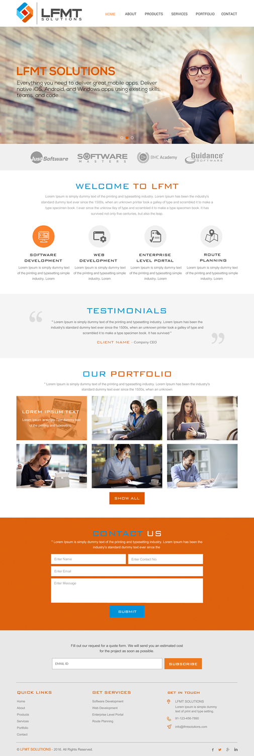 Web Design by rightway for LFMT | Design #10939349