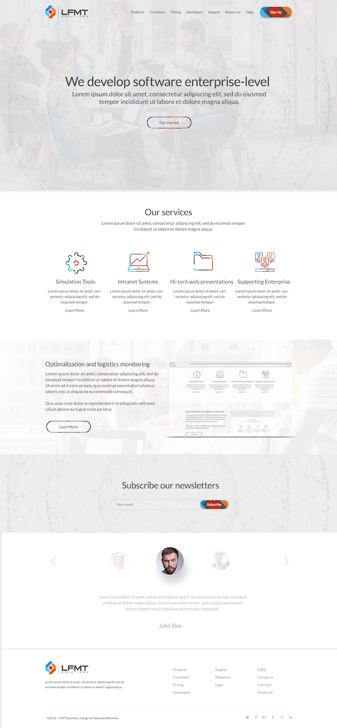 Web-Design von dii für LFMT | Design #11069020