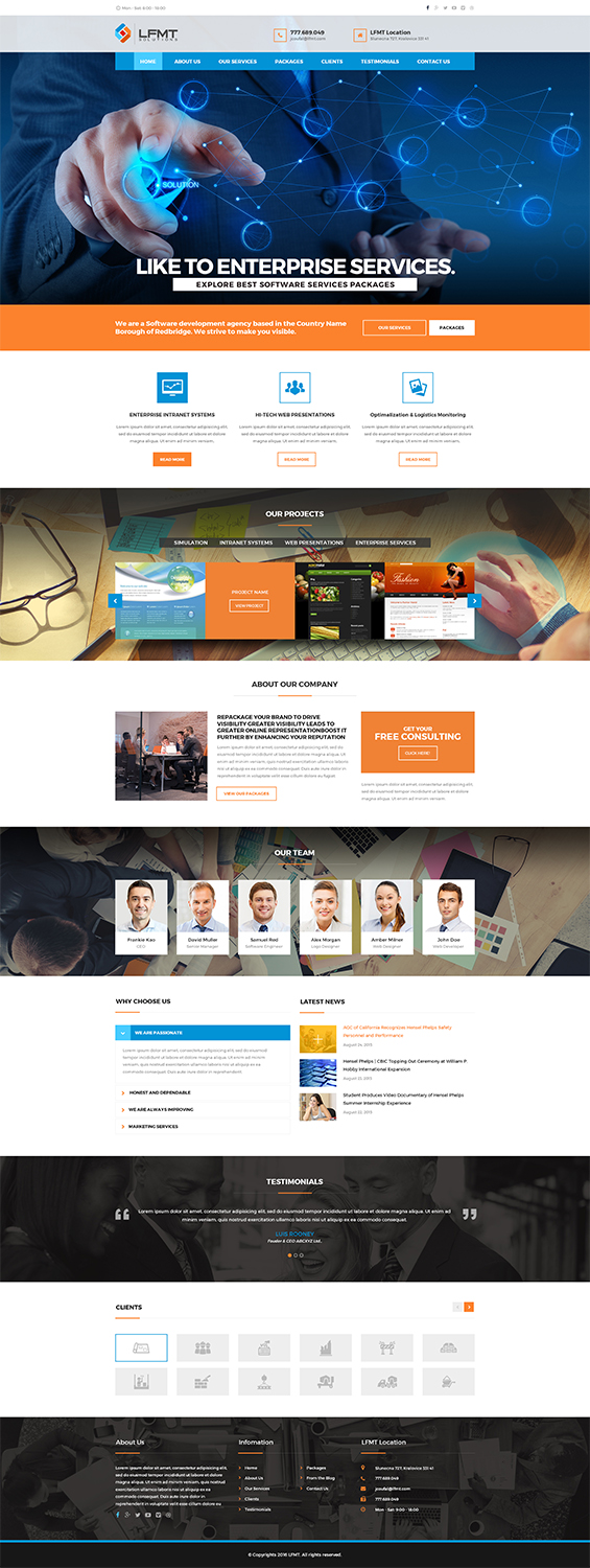 Web Design by Abdul Haseeb for LFMT | Design #10988129