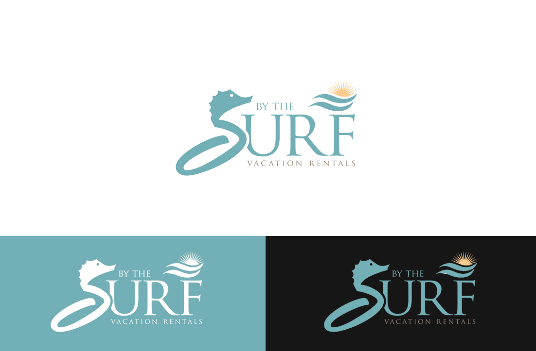 Logo Design by GLDesigns for By the Surf Vacation Rentals | Design #10930015