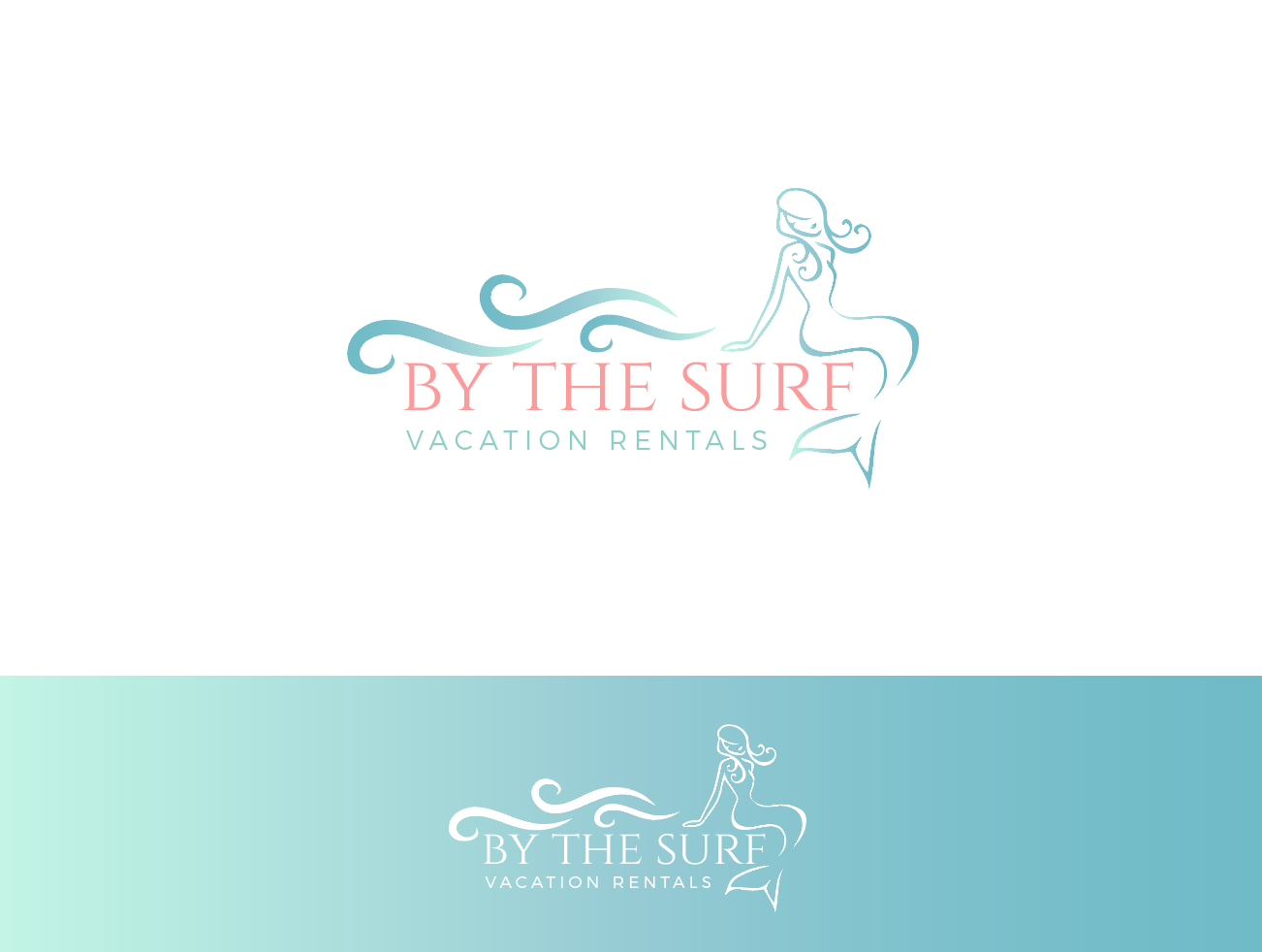 Logo Design by wonderland for By the Surf Vacation Rentals | Design #10932798