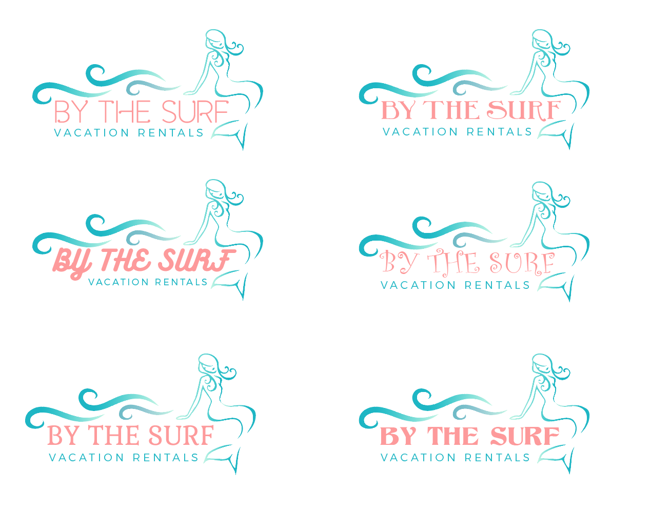 Logo Design by wonderland for By the Surf Vacation Rentals | Design #10954499