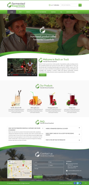 Web Design by pb for this project | Design: #11087741