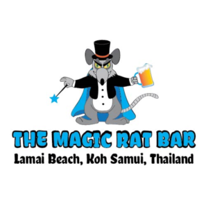 The Magic Rat Bar. Lamai Beach, Koh Samui, Thailand | Logo Design by Archaeologo