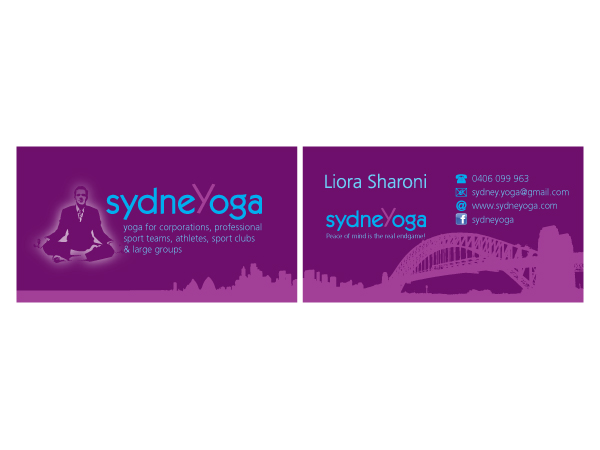 Business Card Design by C Corner for sydneYoga | Design #475378