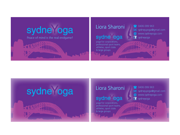Visitenkarten-Design von C Corner für sydneYoga | Design #477028