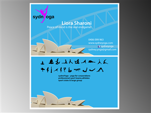 Business Card Design by Plawan Designs for sydneYoga | Design: #484678