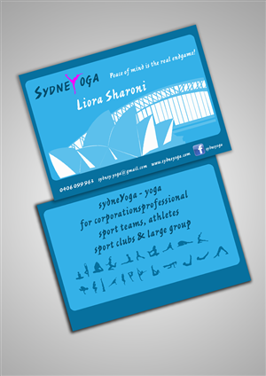Business Card Design by Plawan Designs for sydneYoga | Design: #485536