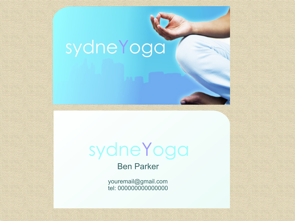 Business Card Design by Nadjin for sydneYoga | Design #472776