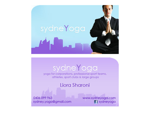 Business Card Design by Nadjin for sydneYoga | Design #477560