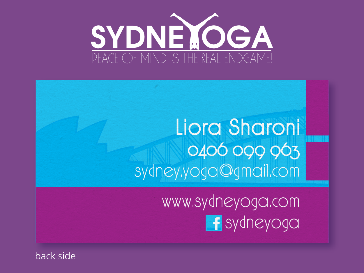 Business Card Design by TeQno for sydneYoga | Design #480799