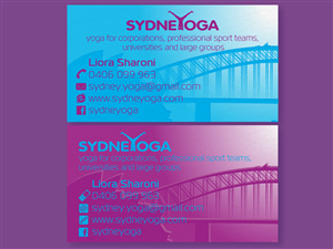 Business Card Design by TeQno for sydneYoga | Design: #483546