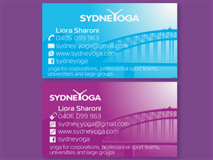 Business Card Design by TeQno for sydneYoga | Design: #483551