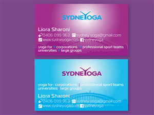 Business Card Design by TeQno for sydneYoga | Design: #485168