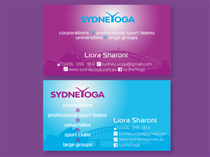 Business Card Design by TeQno for sydneYoga | Design: #486486