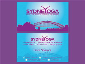 Business Card Design by TeQno for sydneYoga | Design #487720
