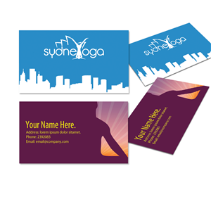 Diseño de Tarjeta de Presentación por purwa para sydneYoga | Diseño: #471013