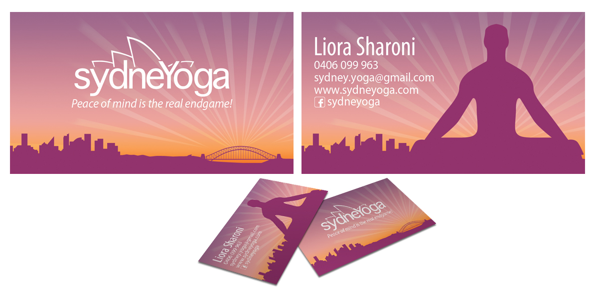 Diseño de Tarjeta de Presentación por purwa para sydneYoga | Diseño #473949