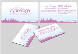 sydneYoga - yoga for corporate, athletes & large group | Diseño de Tarjeta de Presentación por purwa