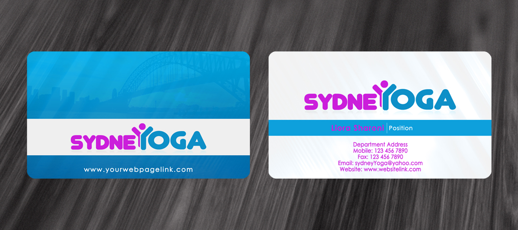 Diseño de Tarjeta de Presentación por diRtY.EMM para sydneYoga | Diseño #469099