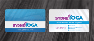 sydneYoga - yoga for corporate, athletes & large group | Business Card Design by diRtY.EMM