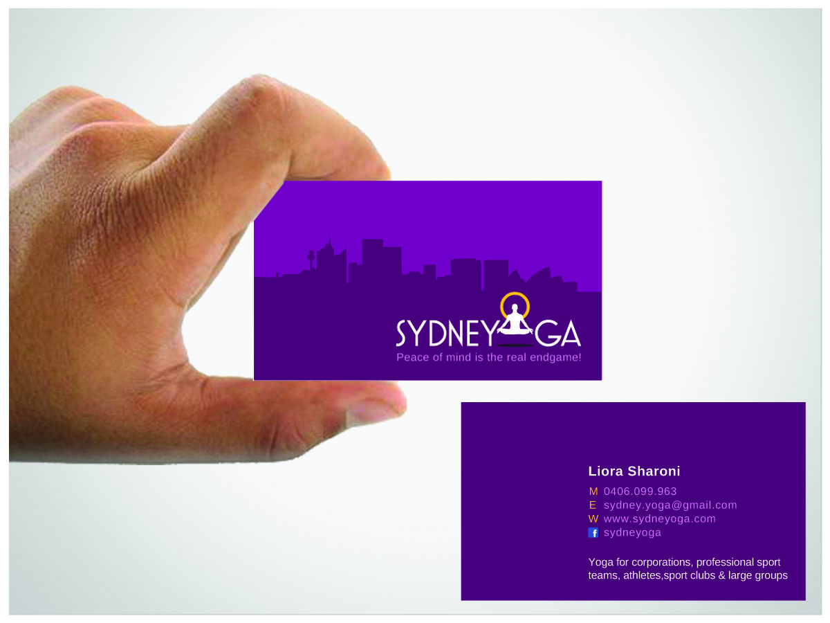 Business Card Design by creativecloud for sydneYoga | Design #473322