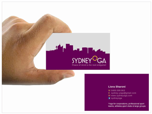 Business Card Design by creativecloud for sydneYoga | Design: #473340