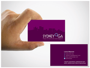 Business Card Design by creativecloud for sydneYoga | Design: #473341