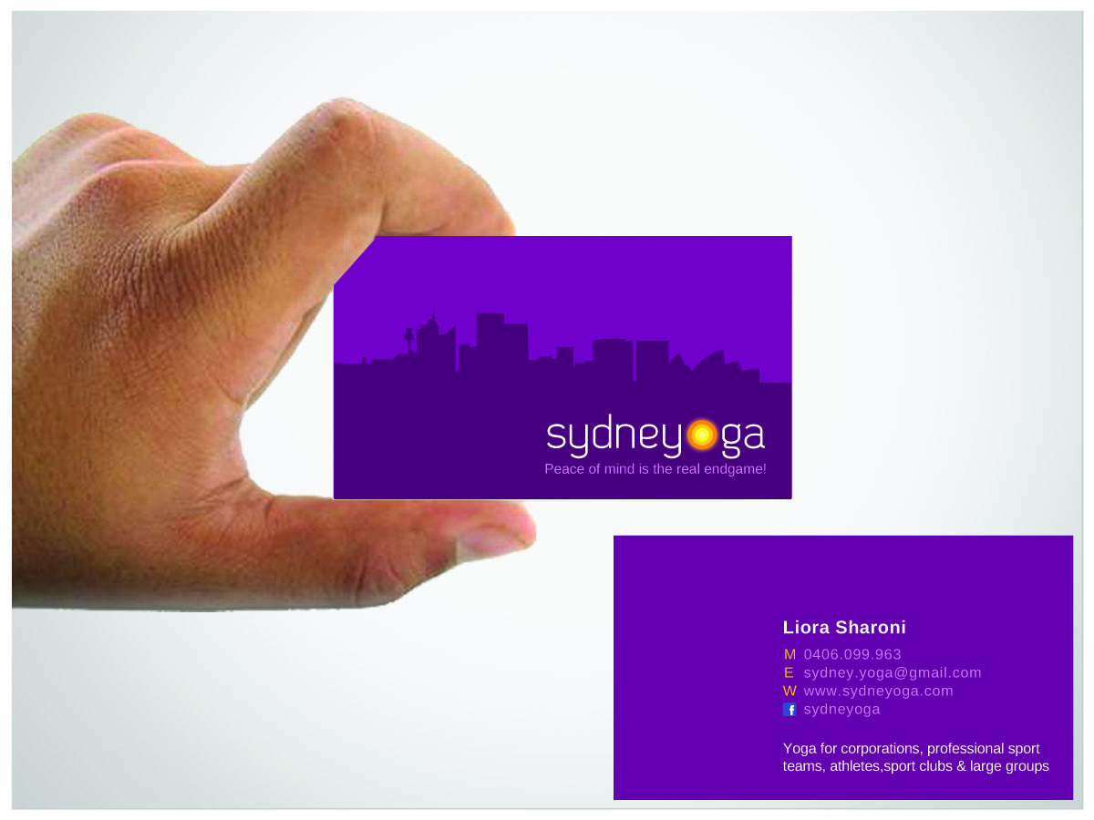 Business Card Design by creativecloud for sydneYoga | Design #473351