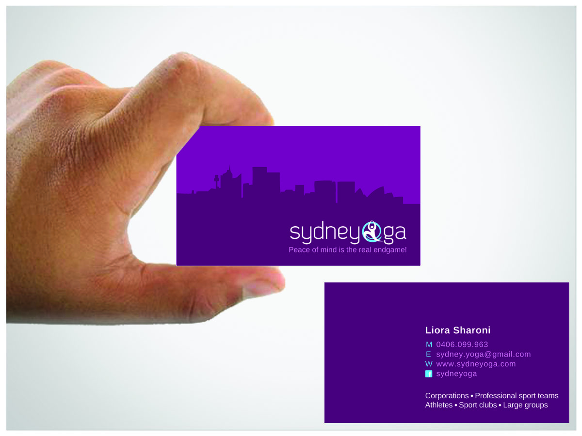 Business Card Design by creativecloud for sydneYoga | Design #473353