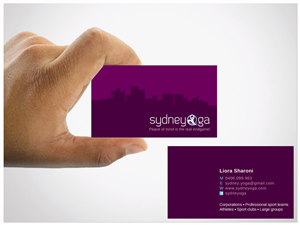 Diseño de Tarjeta de Presentación por creativecloud para sydneYoga | Diseño: #473353