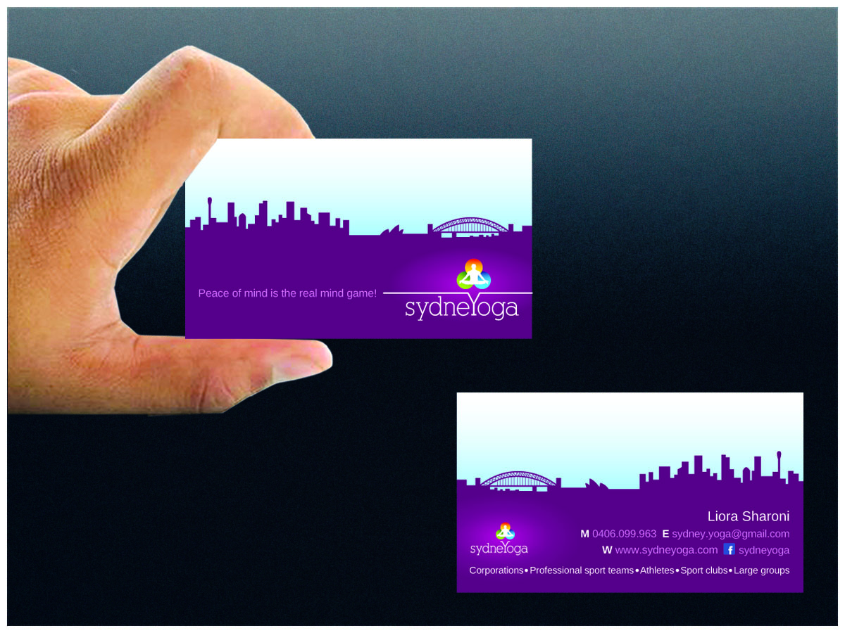 Business Card Design by creativecloud for sydneYoga | Design #477891