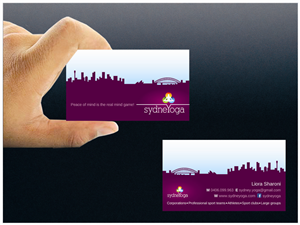 Diseño de Tarjeta de Presentación por creativecloud para sydneYoga | Diseño: #477891