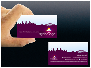 Business Card Design by creativecloud for sydneYoga | Design: #479294