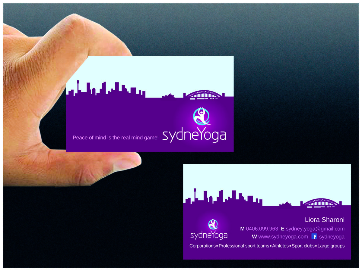 Business Card Design by creativecloud for sydneYoga | Design #479295