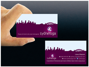 Business Card Design by creativecloud for sydneYoga | Design: #479295