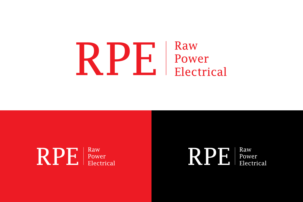 Logo Design by Ather Ali Khan for Raw Power Electrical | Design #10966674