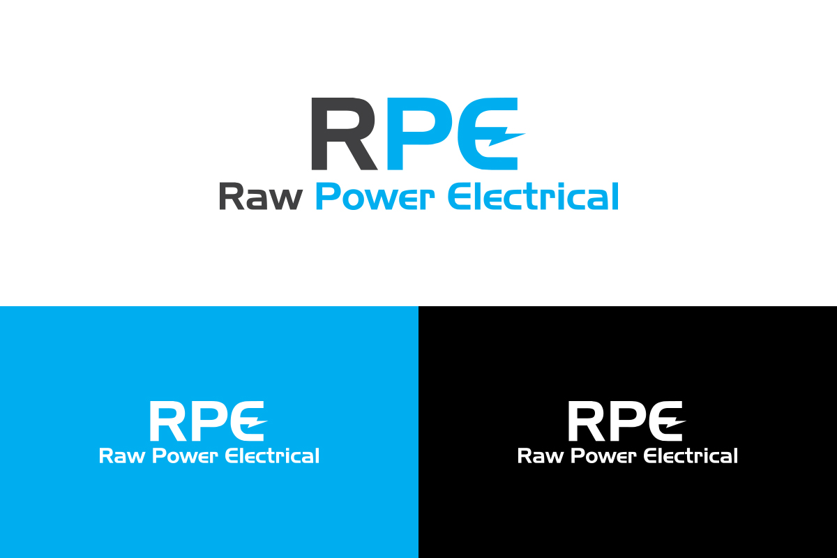 Logo Design by Ather Ali Khan for Raw Power Electrical | Design #10968890
