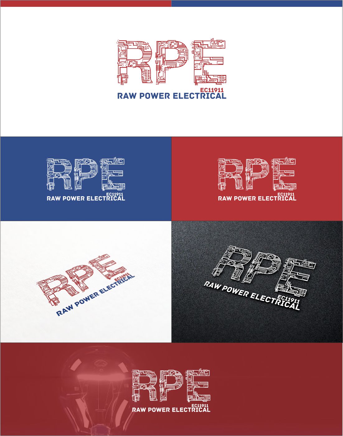 Logo Design by DG for Raw Power Electrical | Design #10955577