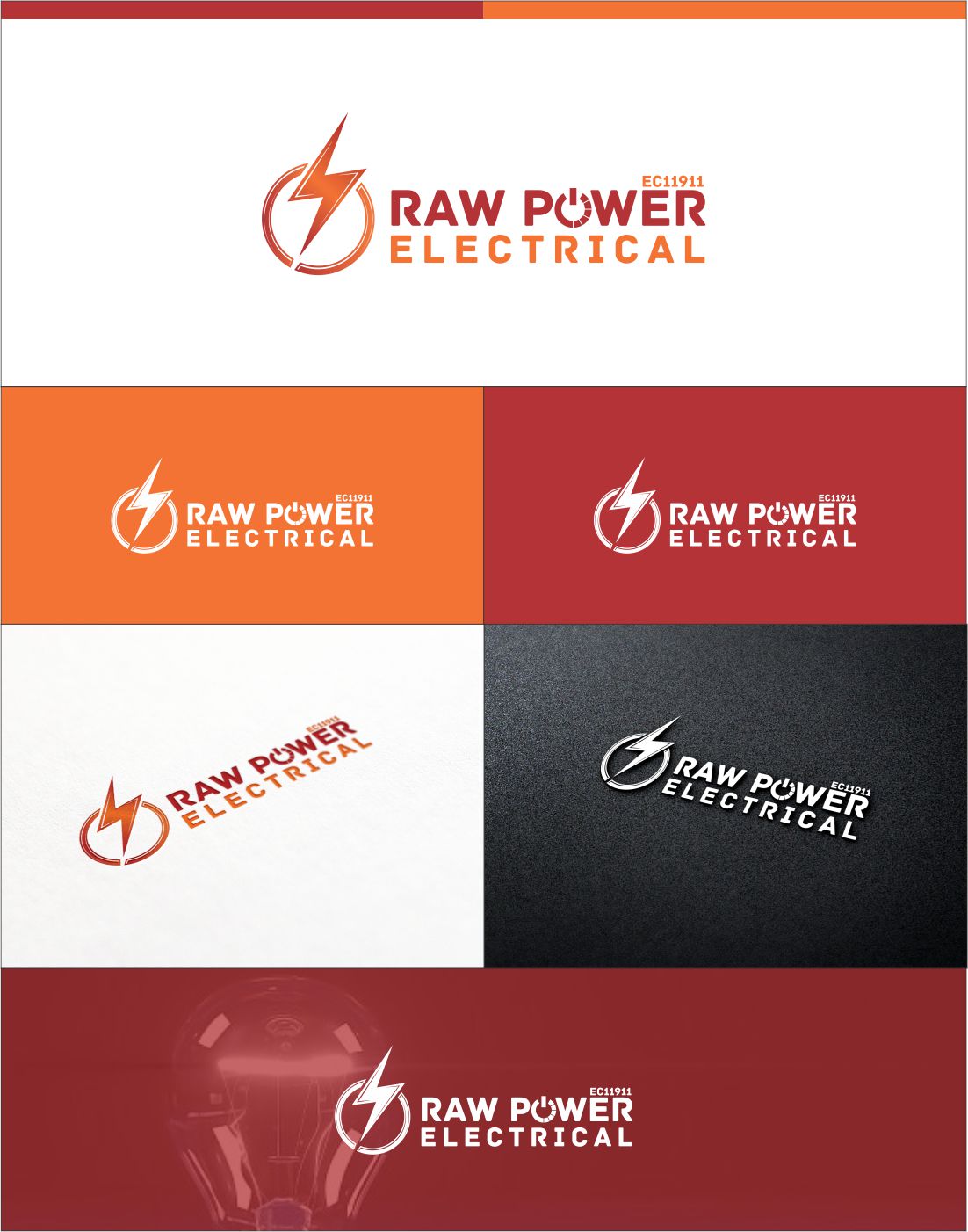Logo Design by DG for Raw Power Electrical | Design #10955578