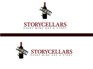 Storycellars    (with a small tag line: Every wine has a story) | Diseño de Logo por Anhlee