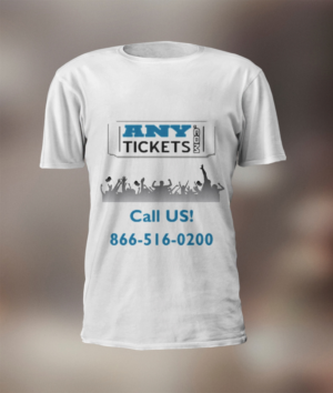 T-Shirt-Design von Elizabeta für anytickets.com | Design: #10970262
