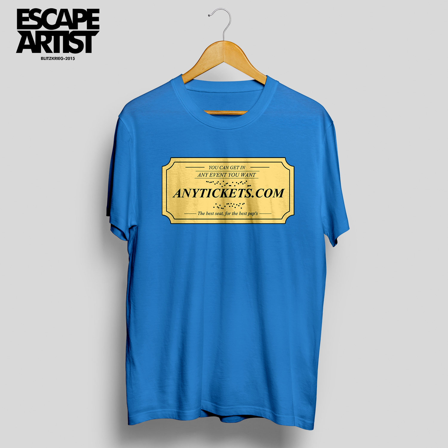 T-shirt Design by escapeartistid for anytickets.com | Design #10973895