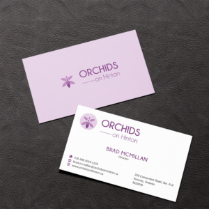 Business Card Design by Grafactory for Orchids on Hinton | Design: #10942522