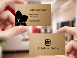 Business Card Design by Creations Box 2015 for Orchids on Hinton | Design: #10961115